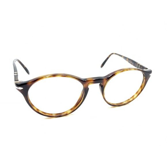 Persol 3092-S-M 9015/31 Tortoise Brown Round Sunglasses Frames 50-19 145 Italy - Picture 1 of 12